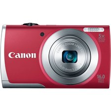 Amazon.com: Canon PowerShot A2500 16MP Digital Camera with 5x Optical Image Stabilized Zoom with 2.7-Inch LCD (Red): Camera & Photo