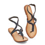 Twinkling Toes Sandal in Iridescent Black | Mod Retro Vintage Sandals | ModCloth.com