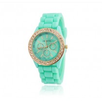 Roman Style Rhinestone Mint...