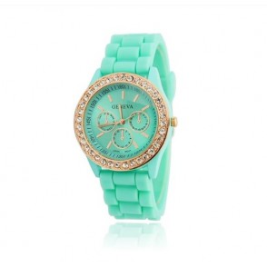 Roman Style Rhinestone Mint...