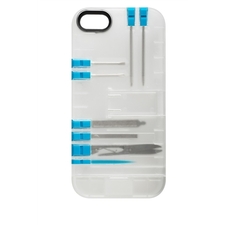IN1 for iPhone 5/5S Clear - Blue Tools