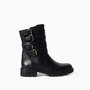 Image 1 of LEATHER BIKER ANKLE BOOT from Zara 