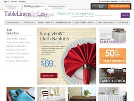www.tablelinensforless.com